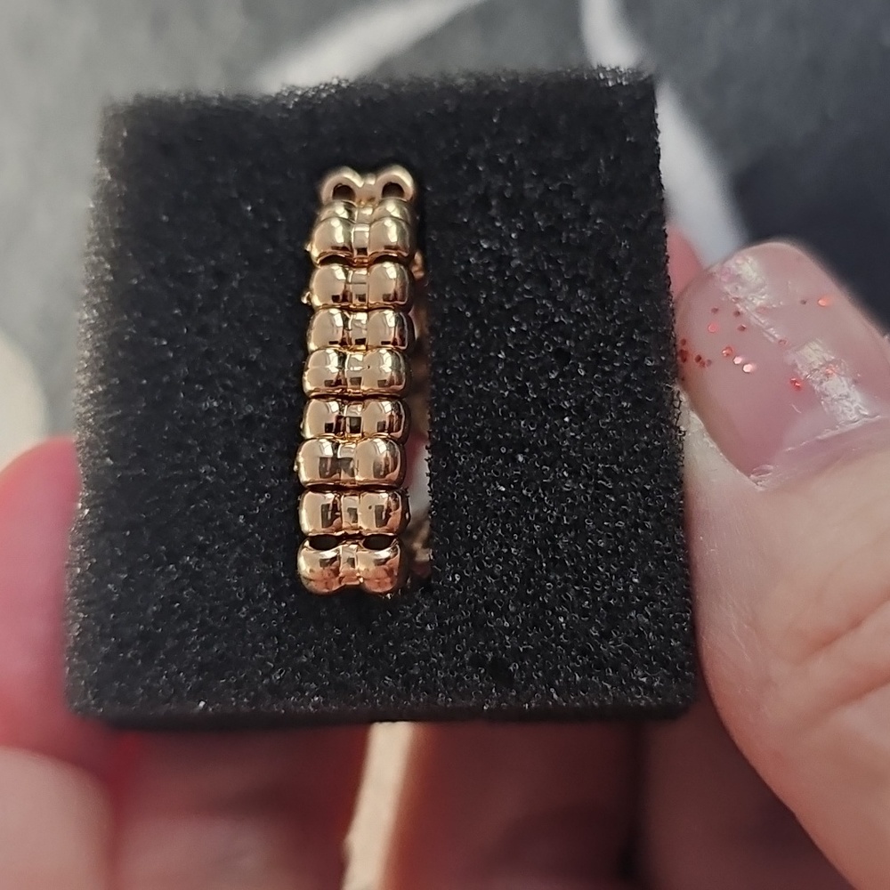 Heirloom Heaven Gold Dainty band Stretchy - Picture 3 of 3